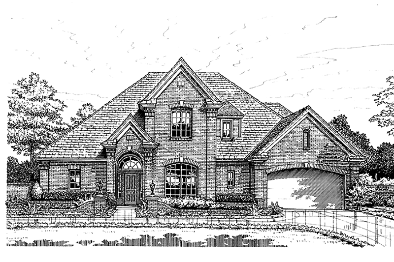Home Plan - Traditional Exterior - Front Elevation Plan #310-1101
