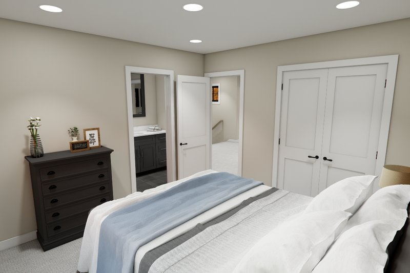 House Design - Interior - Bedroom 4 for Farmhouse House Plan #51-1377 - 3 bed, 2.5 bath