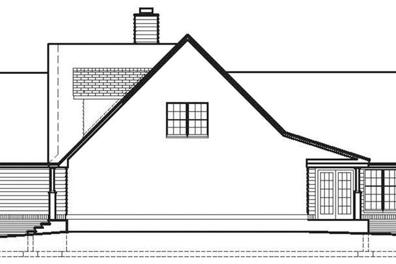 Dream House Plan - Exterior - Other Elevation for Ranch House Plan #1051-11 - 3 bed, 2.5 bath