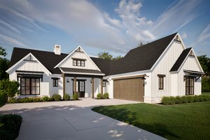 Farmhouse Exterior - Front Elevation Plan #1103-5