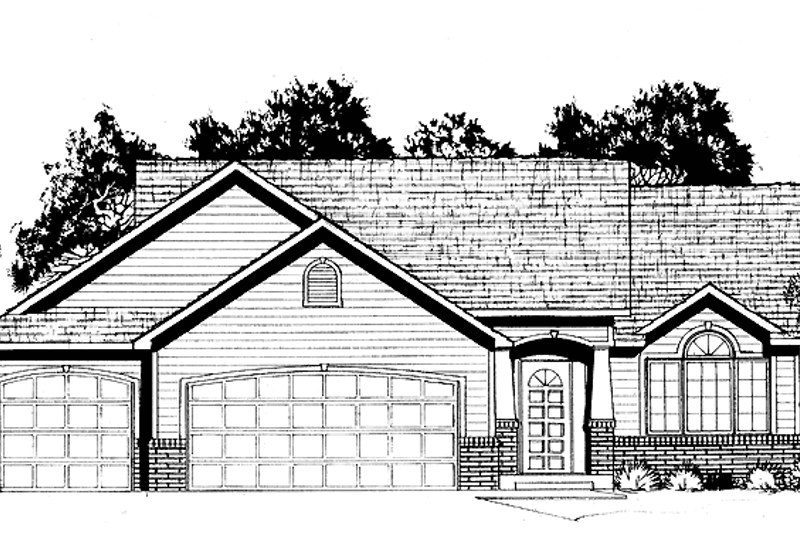 Dream House Plan - Traditional Exterior - Front Elevation Plan #58-223