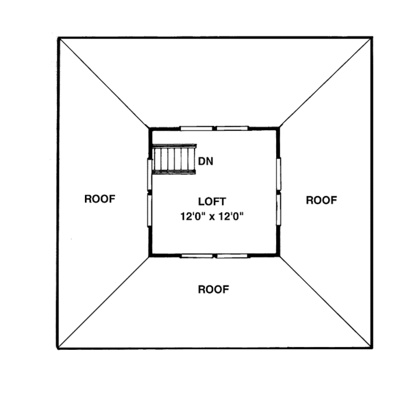 Dream House Plan - Country Floor Plan - Upper Floor Plan #959-1