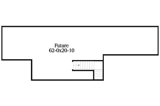 Floor Plan - Other Floor for Country House Plan #406-122 - 3 bed, 2 bath