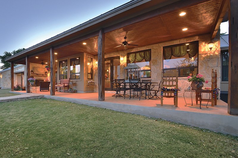 Dream House Plan - Exterior - Other Elevation 3 for Country House Plan #140-171 - 3 bed, 2.5 bath