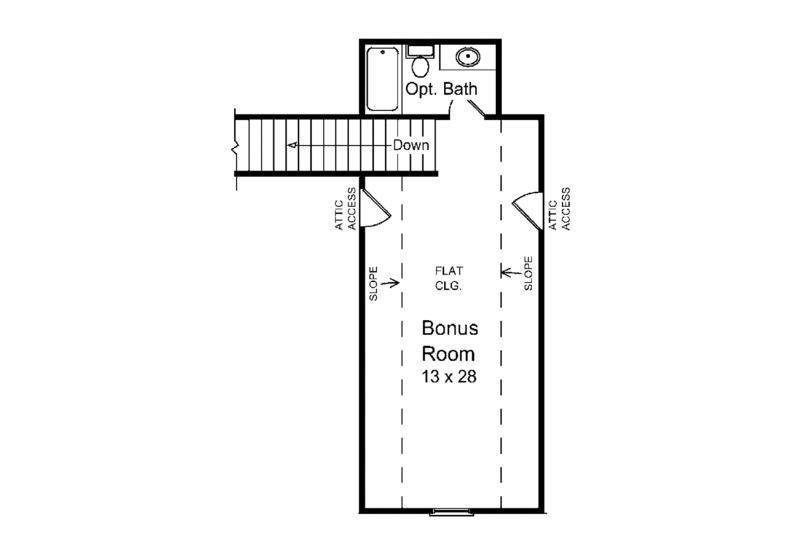 Home Plan - Floor Plan - Upper Floor for Country House Plan #21-417 - 3 bed, 3 bath