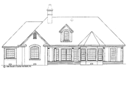 Traditional Style House Plan - 3 Beds 2 Baths 1682 Sq/Ft Plan #929-272 