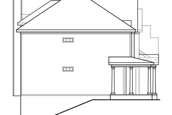 Exterior - Other Elevation 1 for Country House Plan #927-643 - 5 bed, 4 bath