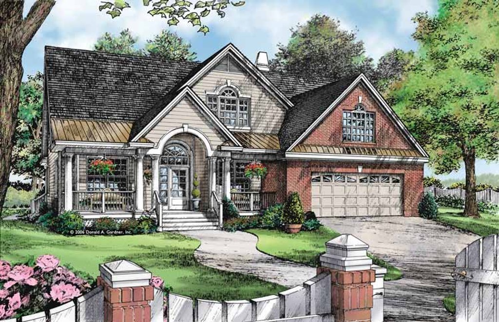 Country Style House Plan - 5 Beds 4 Baths 2942 Sq/Ft Plan #929-888