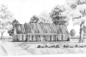 Country Exterior - Front Elevation Plan #36-289