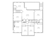 Ranch Style House Plan - 5 Beds 4 Baths 5296 Sq/Ft Plan #1060-21 