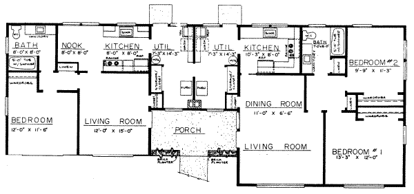 Ranch Floor Plan - Main Floor Plan #303-241