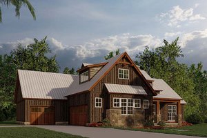 Exterior - Other Elevation for Farmhouse House Plan #923-181 - 4 bed, 2.5 bath