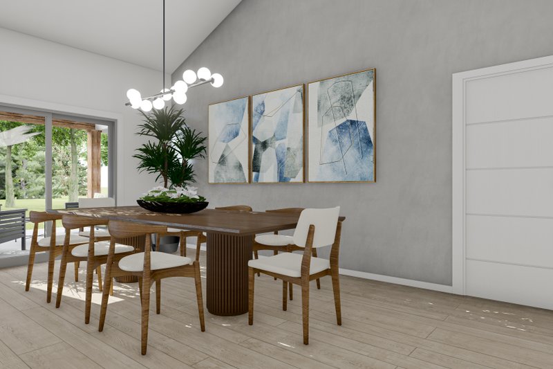 House Design - Interior - Dining Room for Barndominium House Plan #1064-301 - 3 bed, 2.5 bath