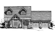 Cabin Style House Plan - 5 Beds 3.5 Baths 3060 Sq/Ft Plan #942-41 Exterior 