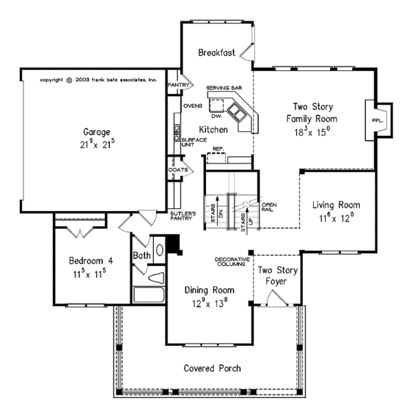 Home Plan - Country Floor Plan - Main Floor Plan #927-167