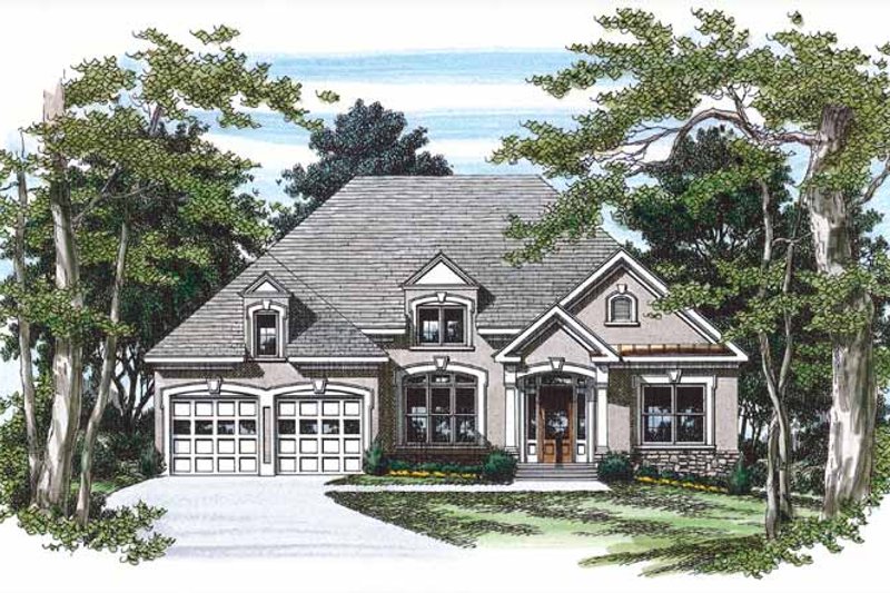 Home Plan - Mediterranean Exterior - Front Elevation Plan #927-232