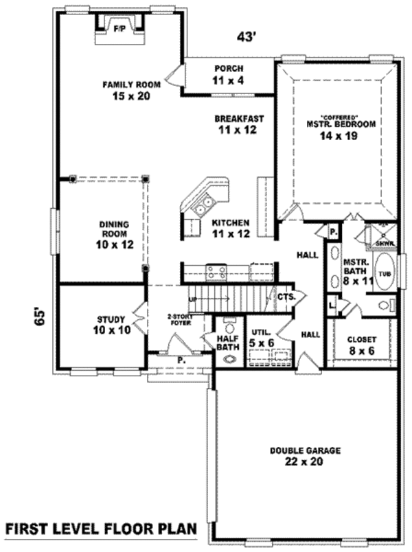 European Floor Plan - Main Floor Plan #81-826