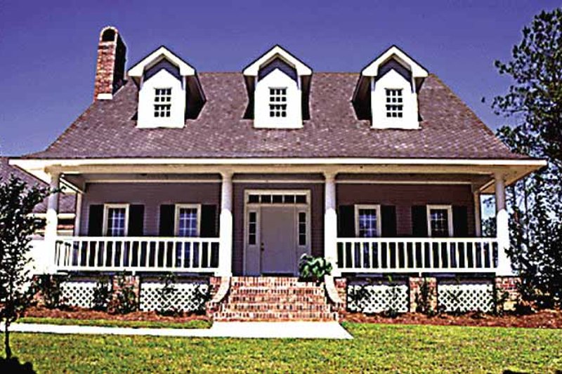 Dream House Plan - Country Exterior - Front Elevation Plan #36-628