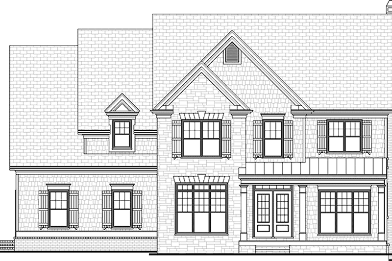House Blueprint - Country Exterior - Front Elevation Plan #994-27