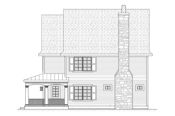 Exterior - Other Elevation 1 for Traditional House Plan #901-81 - 4 bed, 3.5 bath