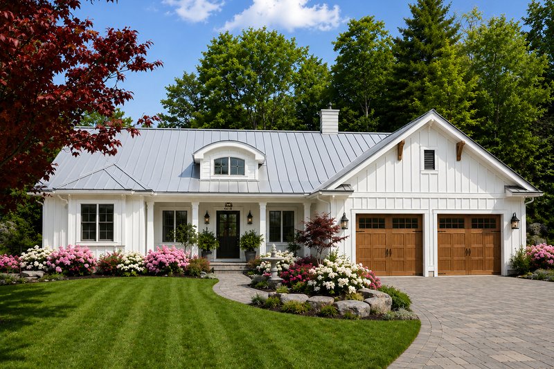 Architectural House Design - Exterior - Front Elevation 3 for Farmhouse House Plan #928-428 - 3 bed, 2.5 bath