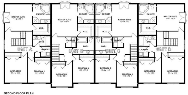 House Plan Design - Traditional Floor Plan - Upper Floor Plan #126-165