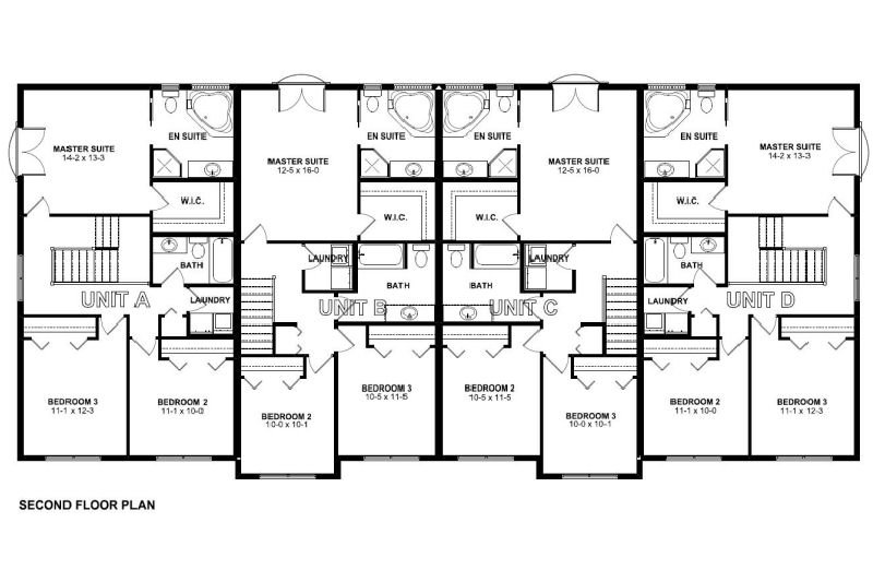 Dream House Plan - Floor Plan - Upper Floor for Traditional House Plan #126-165 - 3 bed, 2.5 bath