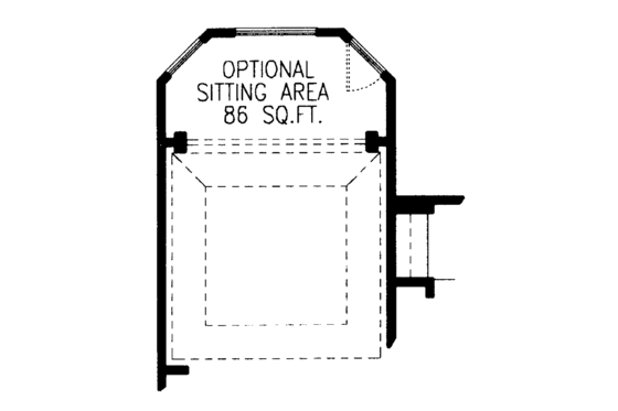 Floor Plan - Other Floor for Traditional House Plan #54-196 - 4 bed, 3.5 bath