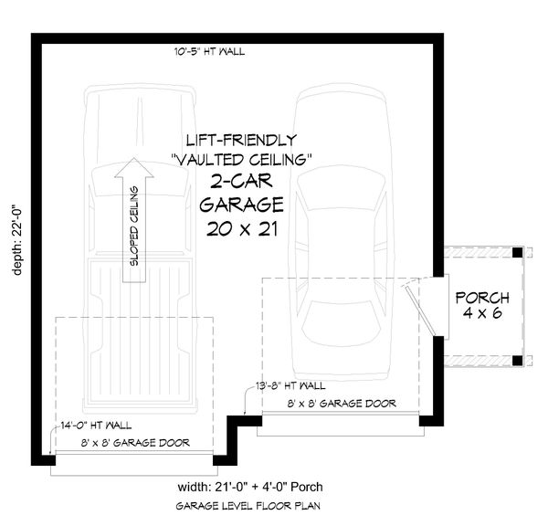 House Blueprint - Contemporary Floor Plan - Main Floor Plan #932-82