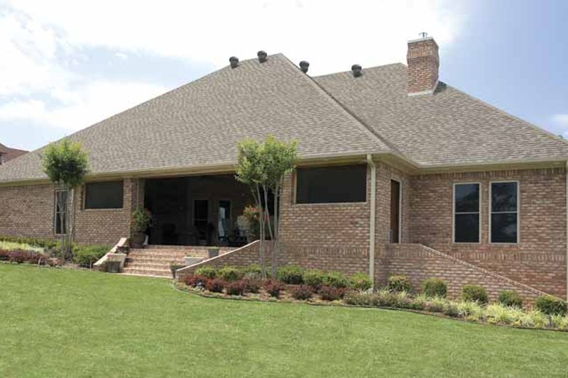Architectural House Design - Exterior - Rear Elevation for Traditional House Plan #17-2775 - 4 bed, 4.5 bath