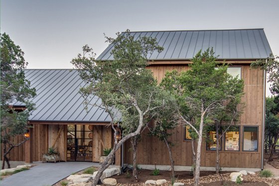 Exterior - Front Elevation 3 for Farmhouse House Plan #935-17 - 3 bed, 3.5 bath