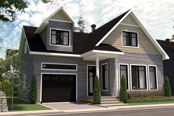 Exterior - Front Elevation 4 for Farmhouse House Plan #23-2793 - 3 bed, 2.5 bath