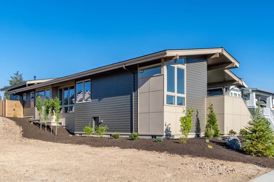 Exterior - Other Elevation 1 for Modern House Plan #895-110 - 3 bed, 2 bath