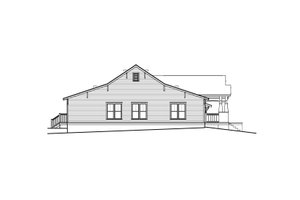 Exterior - Other Elevation 1 for Craftsman House Plan #536-8 - 3 bed, 2 bath