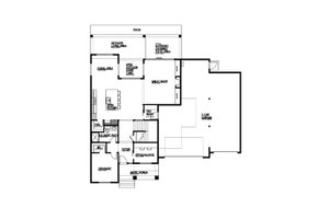Floor Plan - Main Floor for Contemporary House Plan #569-83 - 5 bed, 3 bath