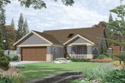 Craftsman Style House Plan - 2 Beds 2 Baths 1420 Sq/Ft Plan #48-189 