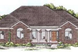 Traditional Exterior - Front Elevation Plan #20-1663