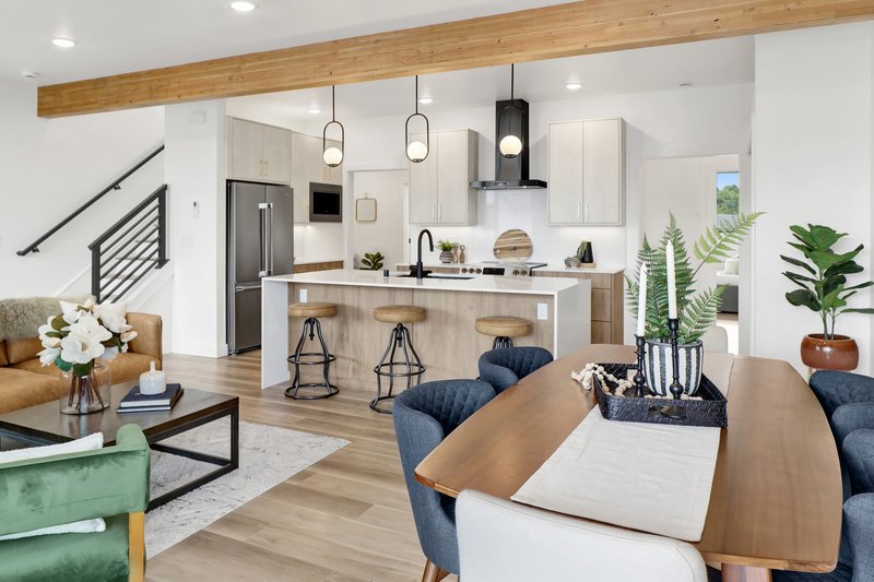 Architectural House Design - Interior - Dining Room for Contemporary House Plan #1070-233 - 2 bed, 2 bath