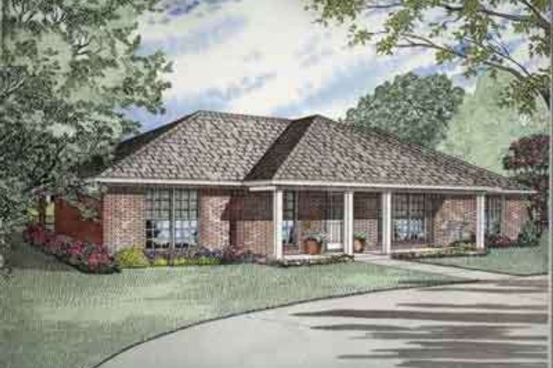 Dream House Plan - Exterior - Front Elevation Plan #17-2141