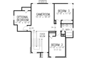 European Style House Plan - 3 Beds 2.5 Baths 2454 Sq/Ft Plan #410-370 