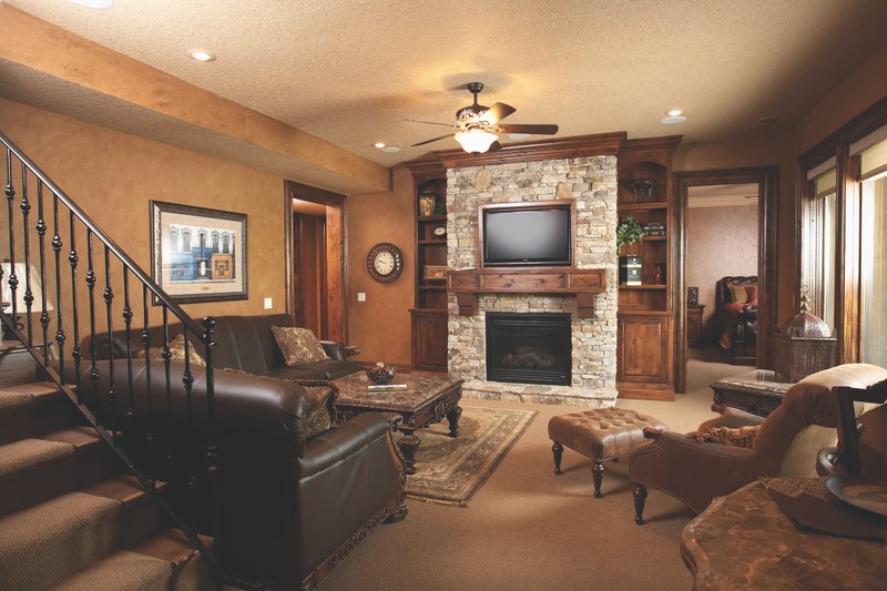 Home Plan - Photo 11 for European House Plan #70-1052 - 2 bed, 2 bath