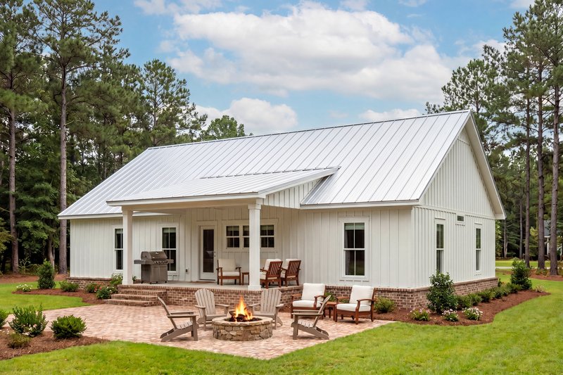 House Plan Design - Exterior - Rear Elevation for Farmhouse House Plan #430-432 - 4 bed, 3 bath