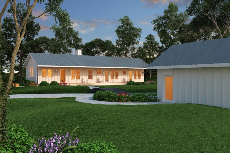 Home Plan - Exterior - Other Elevation 1 for Ranch House Plan #888-4 - 2 bed, 2 bath