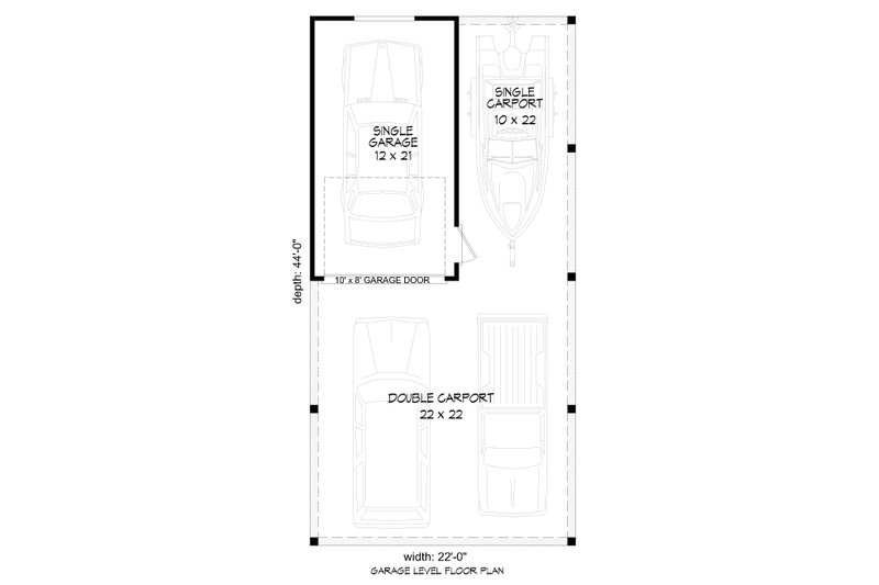 House Design - Floor Plan - Main Floor for Country House Plan #932-169, 0 bath