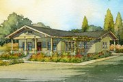 Craftsman Style House Plan - 2 Beds 1.5 Baths 1044 Sq/Ft Plan #485-3 