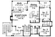Country Style House Plan - 3 Beds 2 Baths 1886 Sq/Ft Plan #930-48 