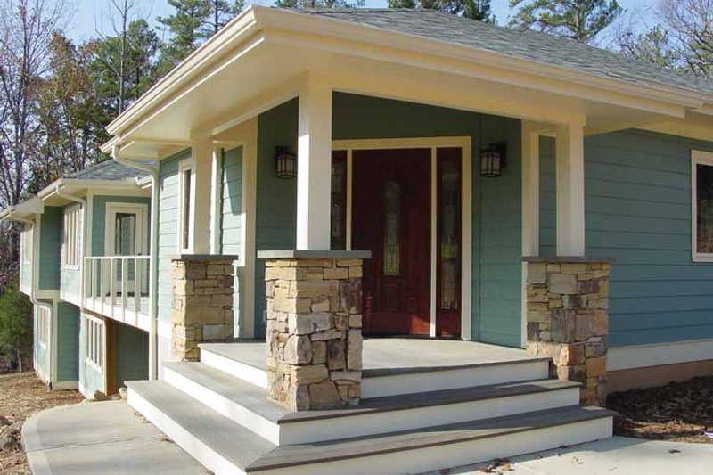 Home Plan - Exterior - Front Elevation 5 for Ranch House Plan #939-6 - 3 bed, 2.5 bath