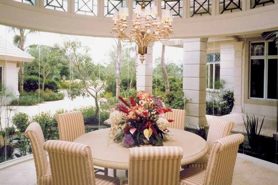 Interior - Dining Room for Mediterranean House Plan #930-101 - 4 bed, 5.5 bath