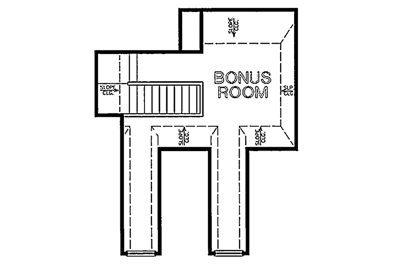 Home Plan - Floor Plan - Other Floor for Country House Plan #472-64 - 3 bed, 2 bath