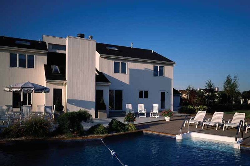 Architectural House Design - Exterior - Rear Elevation 1 for Contemporary House Plan #314-228 - 4 bed, 2.5 bath